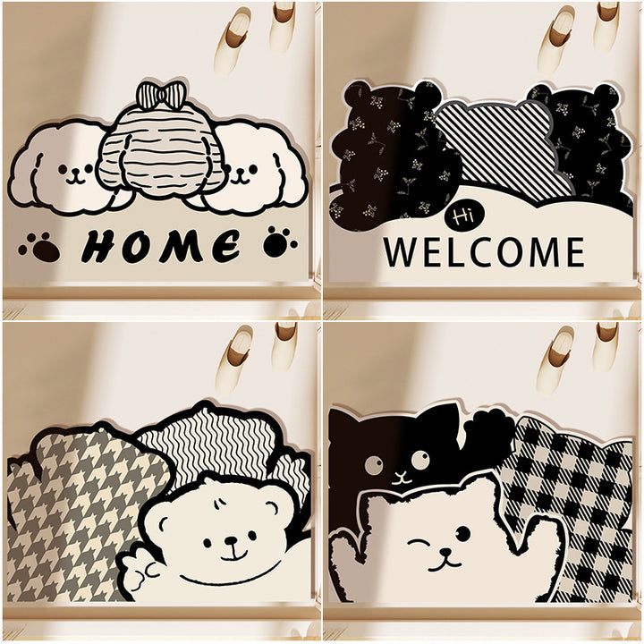 Playful Cat-Themed Area Rug