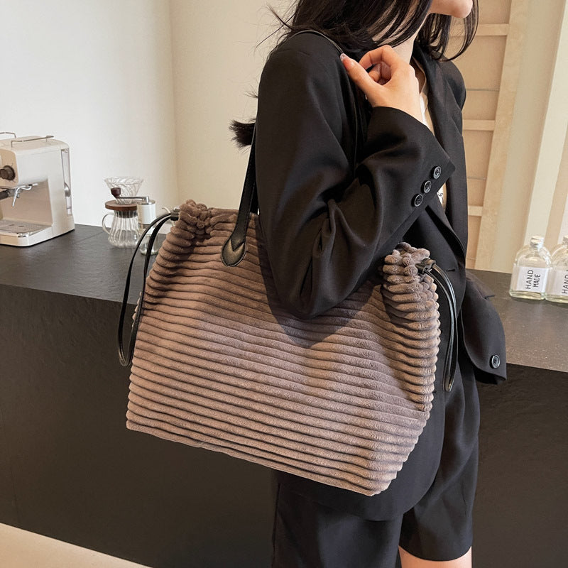 Textured Soft Fabric Tote Stornfield