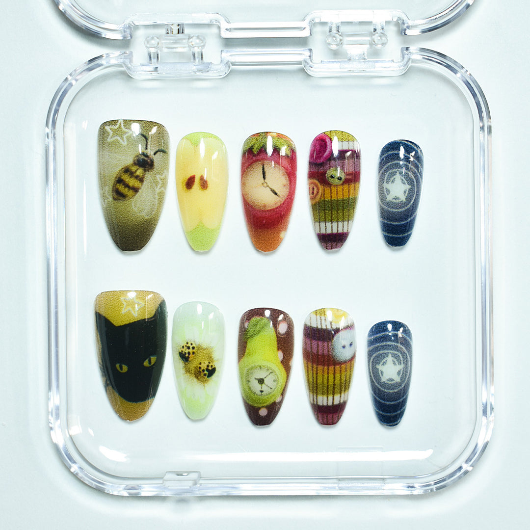Artistic Themed Nail Art Extensions Stornfield