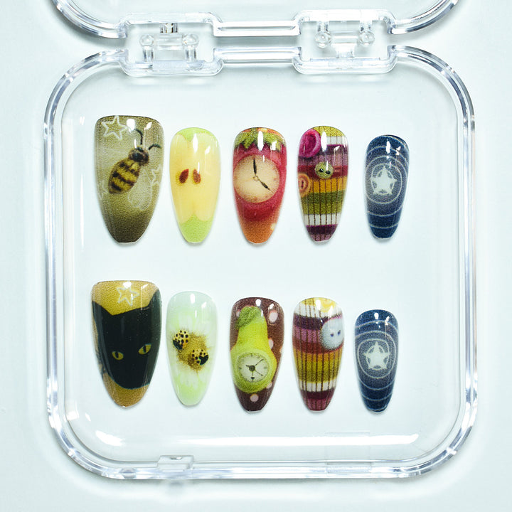 Artistic Themed Nail Art Extensions Stornfield