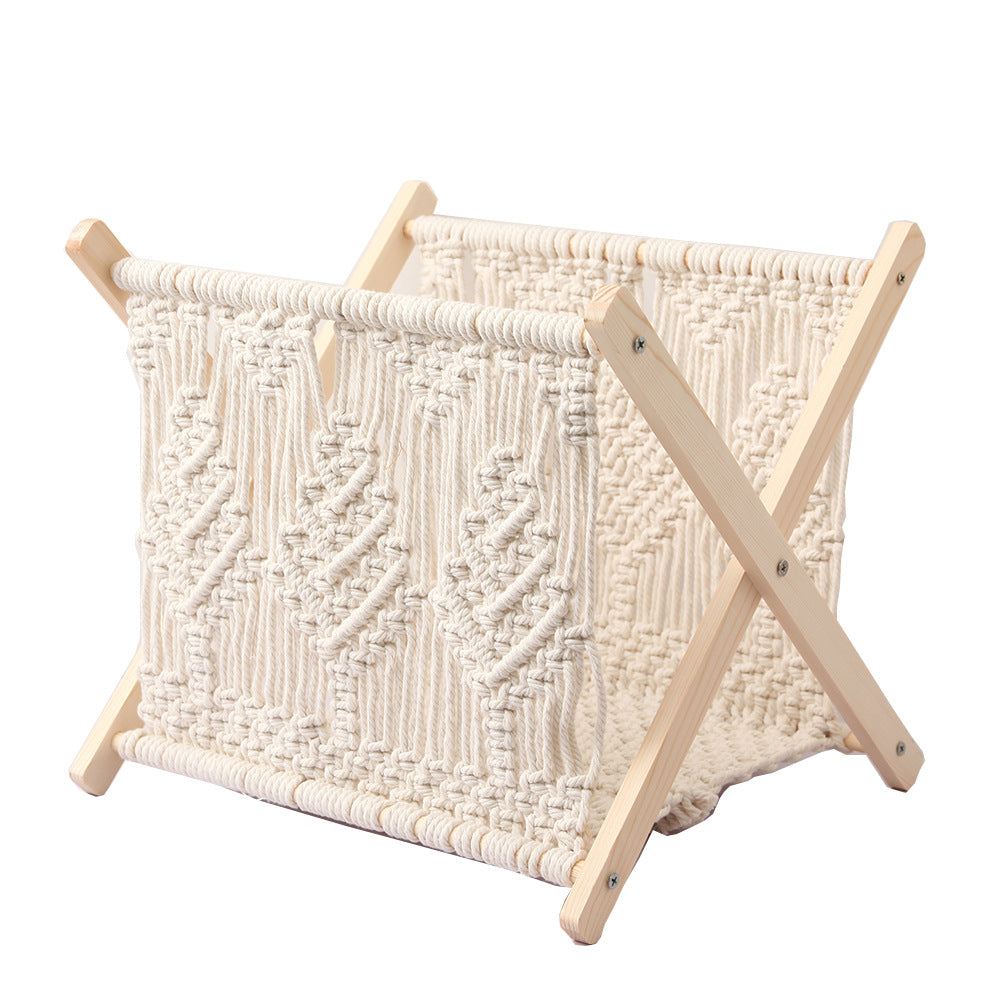 Decorative Macrame Storage Basket Stornfield