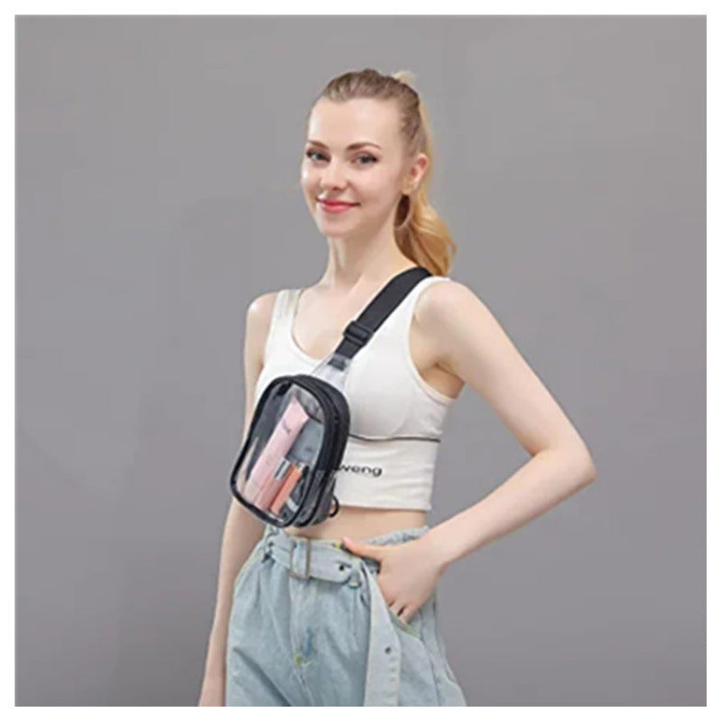 Practical Transparent Cosmetic Shoulder Bag Stornfield