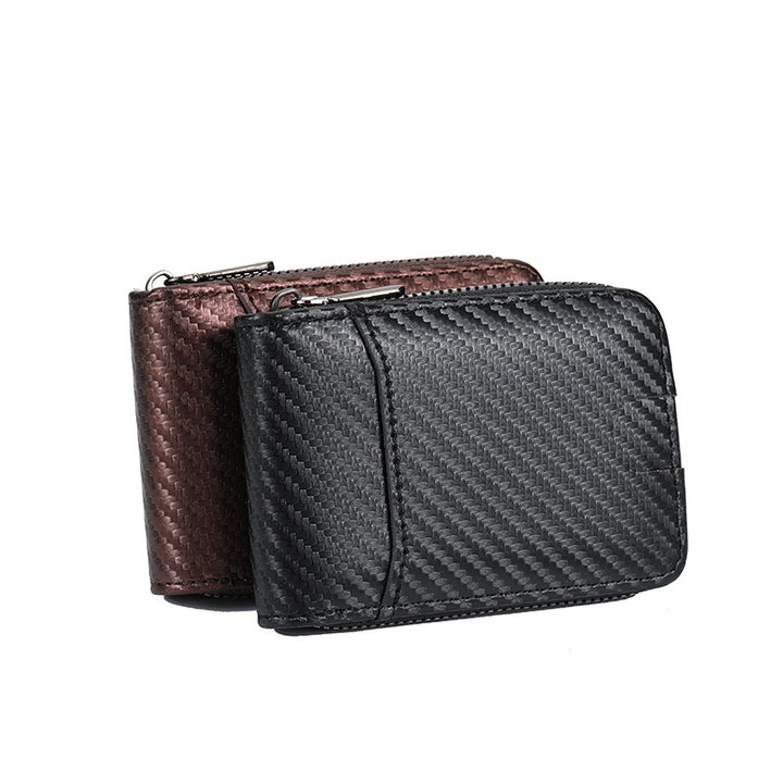 Carbon Fiber Zip-Around Wallet Stornfield