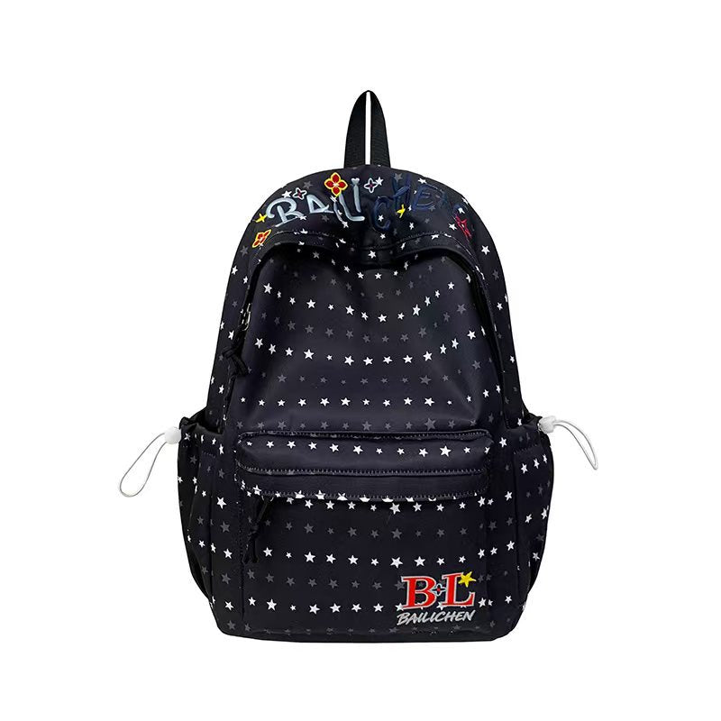 Creative Character Embroidered Backpack Stornfield