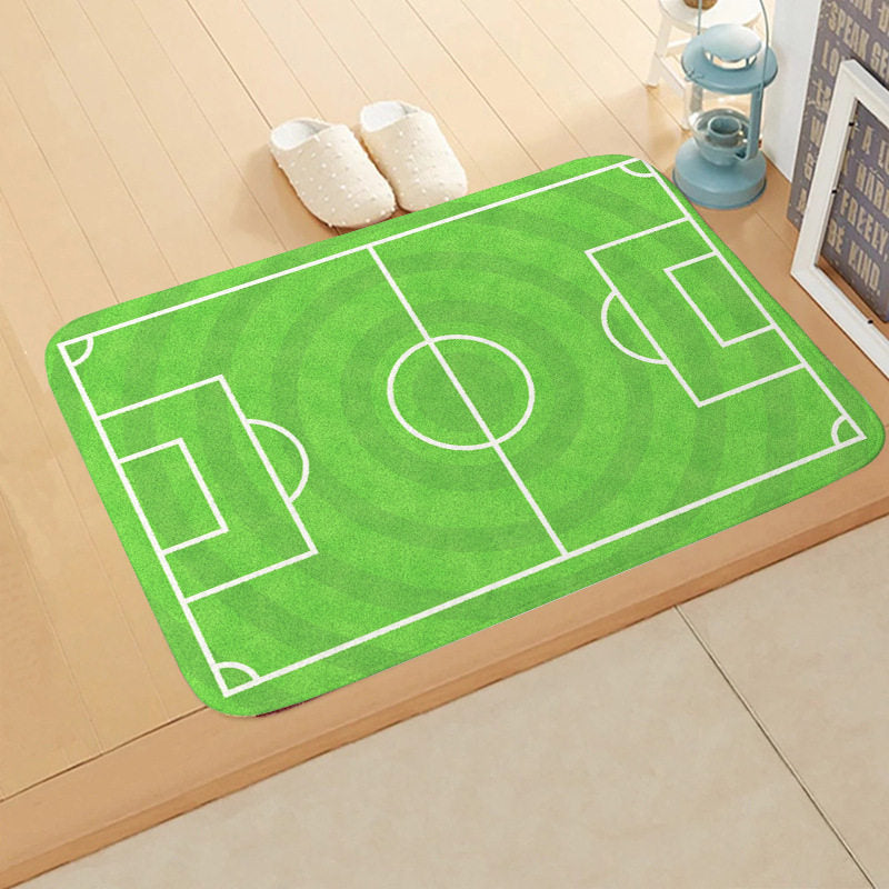 Football-Themed Indoor Mat