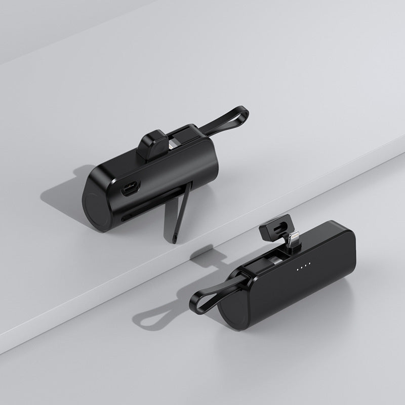 Portable power bank with integrated multifunctional charging cable system Stornfield