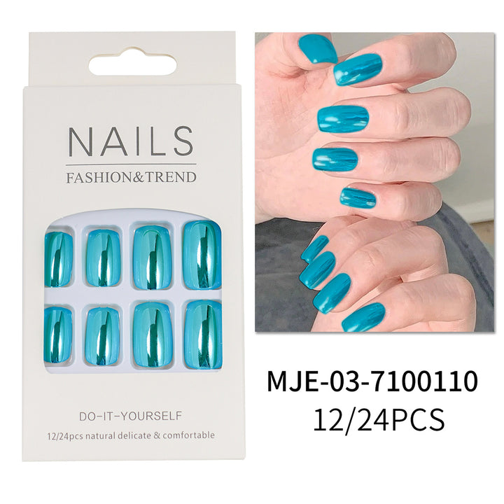 Glossy Press-On Nails Set Stornfield