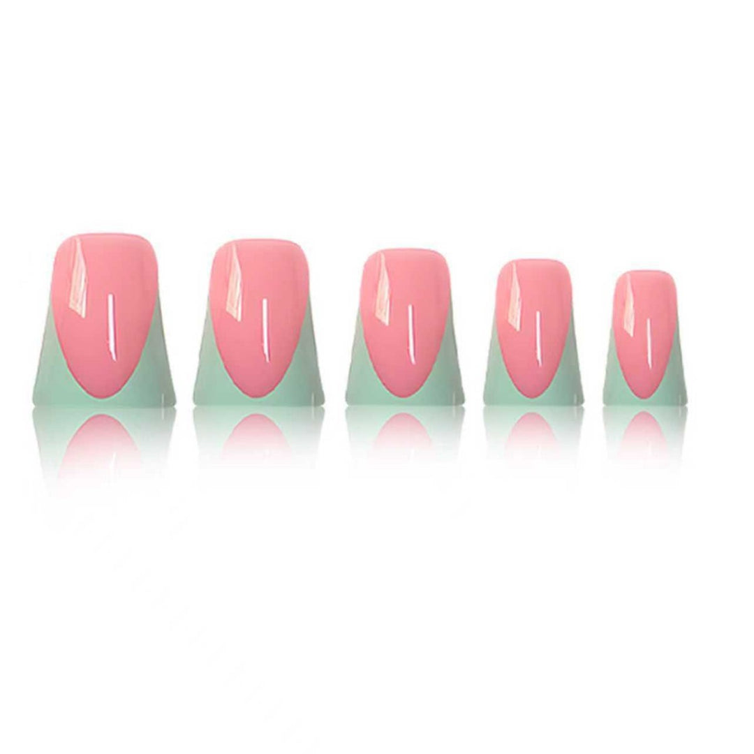 Geometric Nail Art Extensions Stornfield