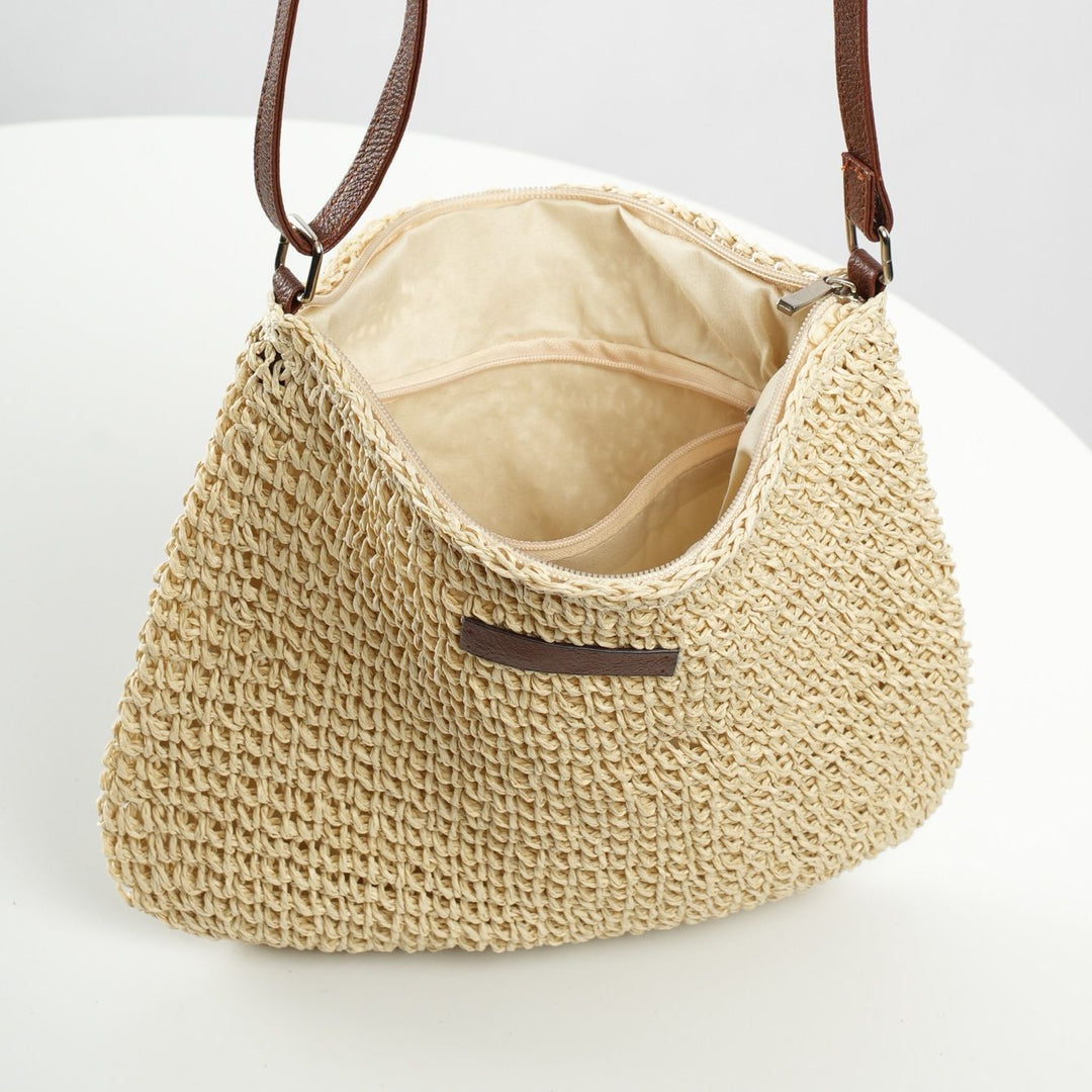 Handcrafted Rattan Crossbody Bag Stornfield
