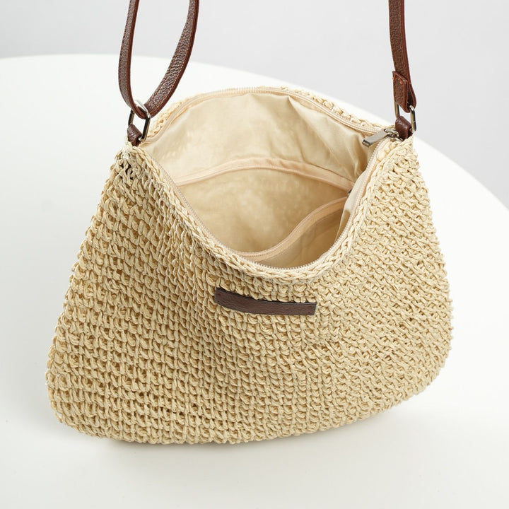 Handcrafted Rattan Crossbody Bag Stornfield