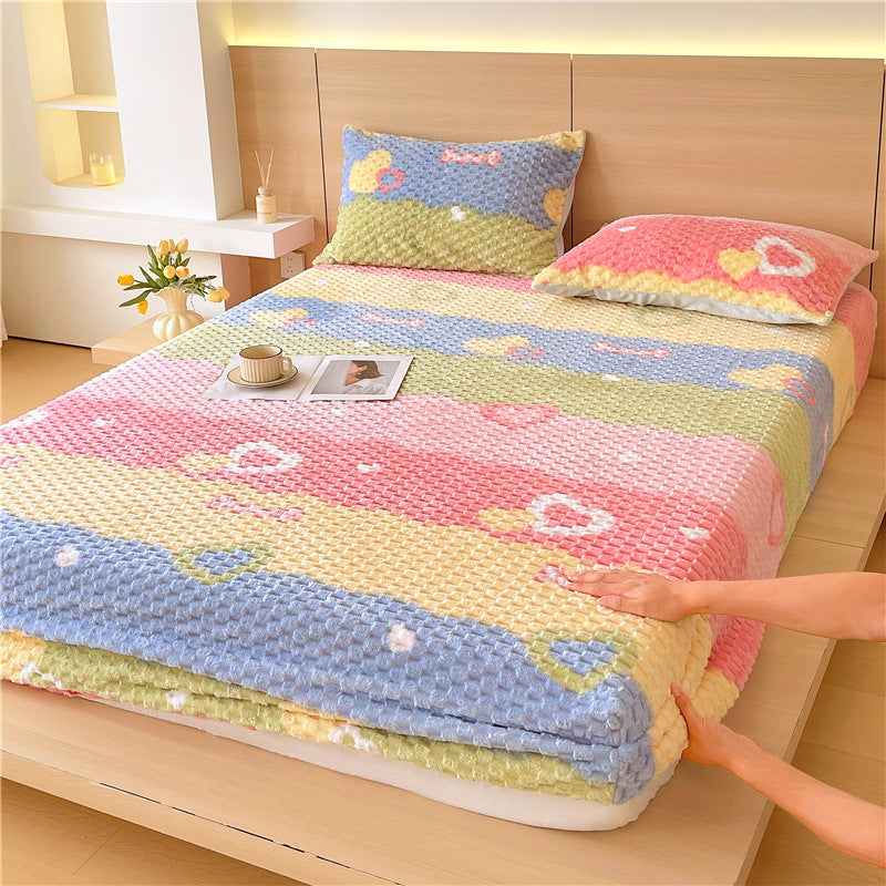 Floral Patterned Bed Cover