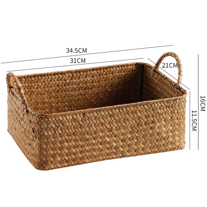 Handwoven Natural Storage Basket Stornfield