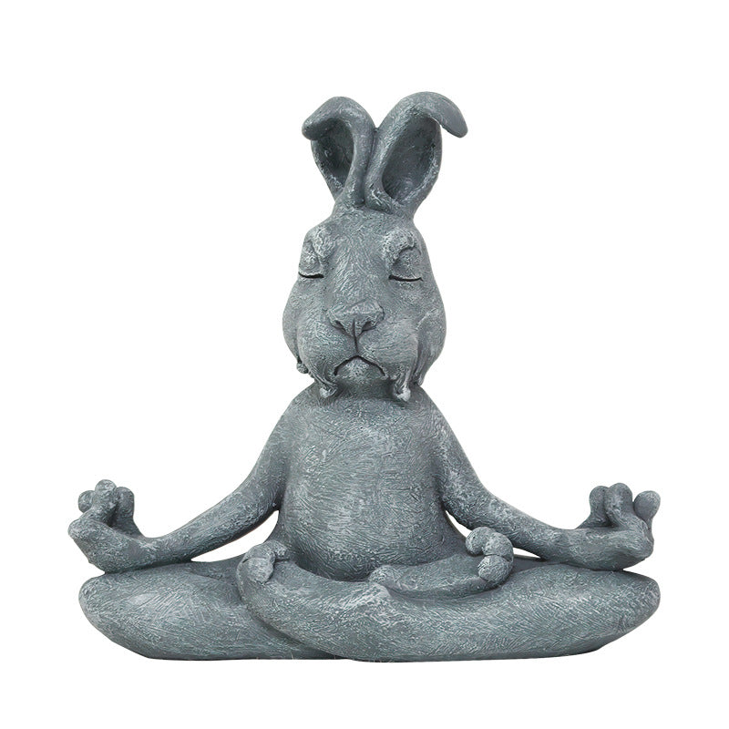 Decorative Meditation Rabbit Figurine