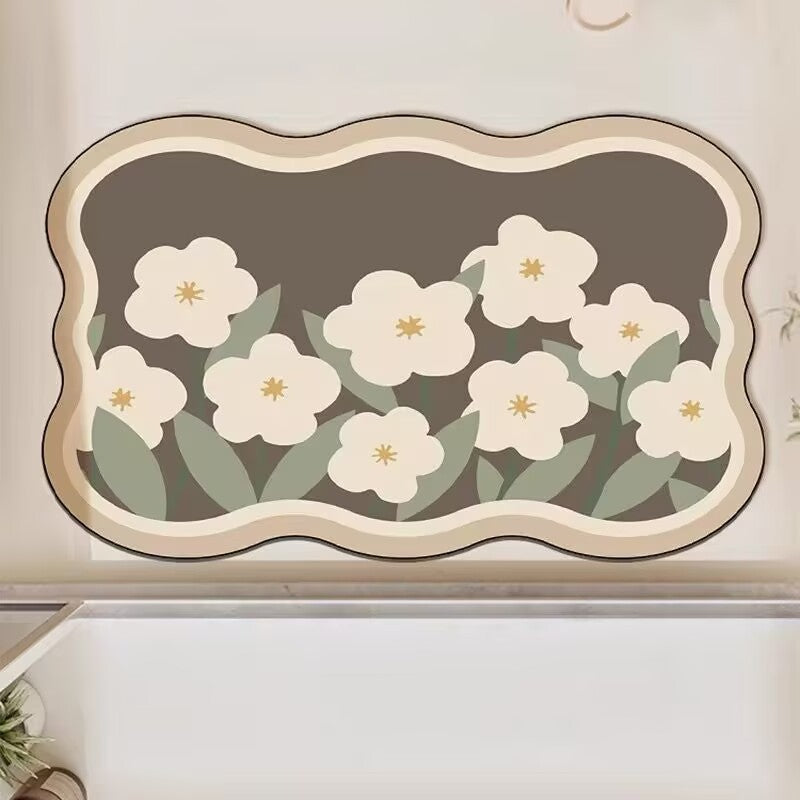 Charming Decorative Cloud-Shaped Floor Mat