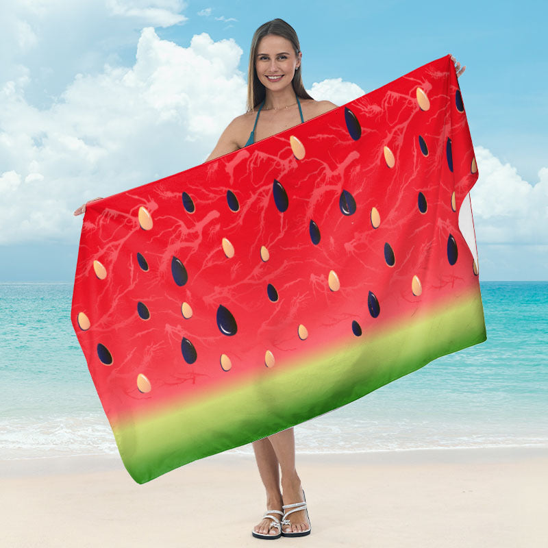 Beach towel with artistic underwater motif Stornfield