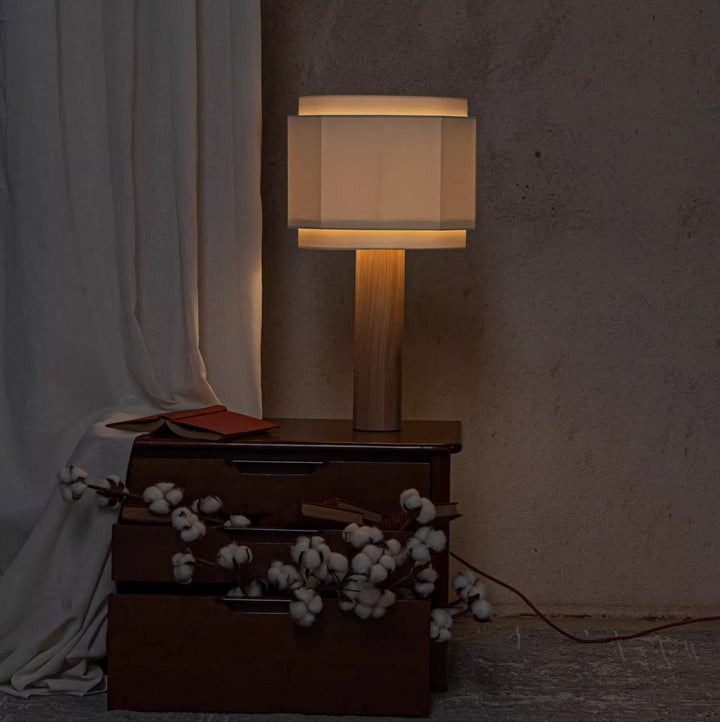 Modern Geometric Accent Table Lamp