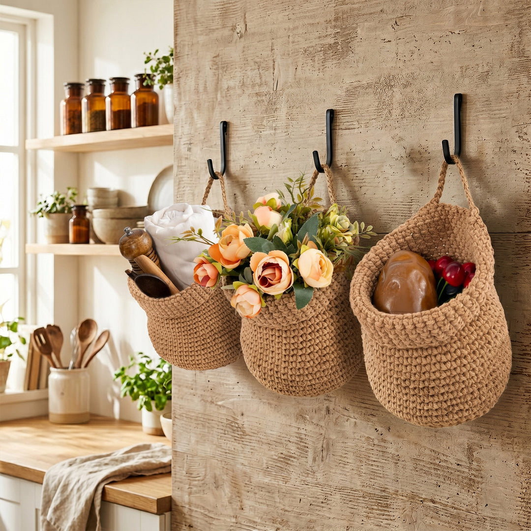 Decorative Macrame Storage Basket Stornfield