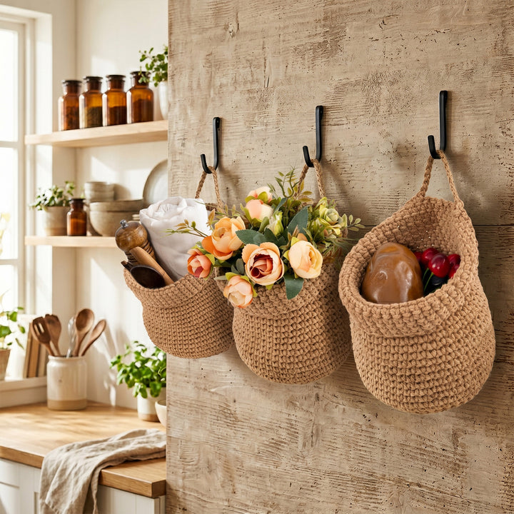 Decorative Macrame Storage Basket Stornfield