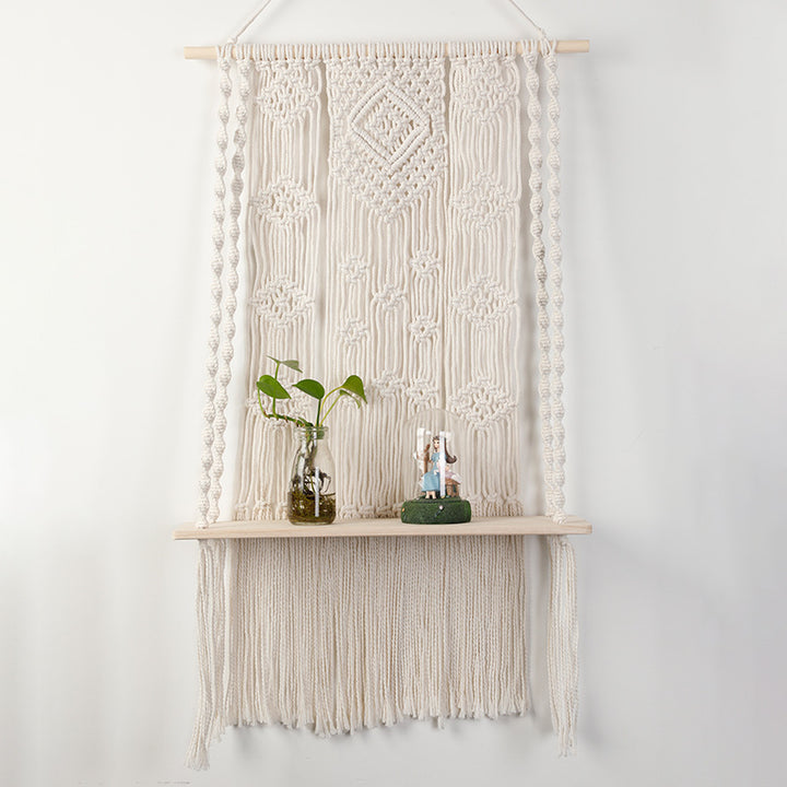 Macrame Wall Shelf with Hanger Stornfield