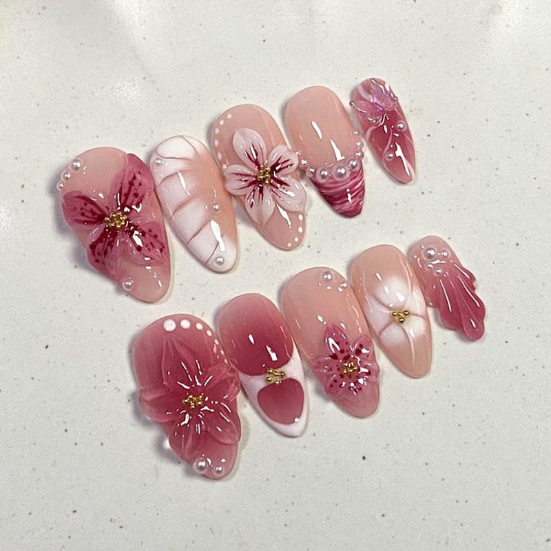 Professional Press-On Nail Set with Trendy Designs Stornfield