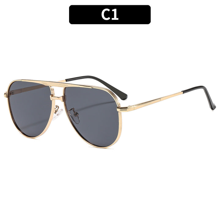 Ladies fashion aviator sunglasses with elegant metal frame and UV400 protection Stornfield