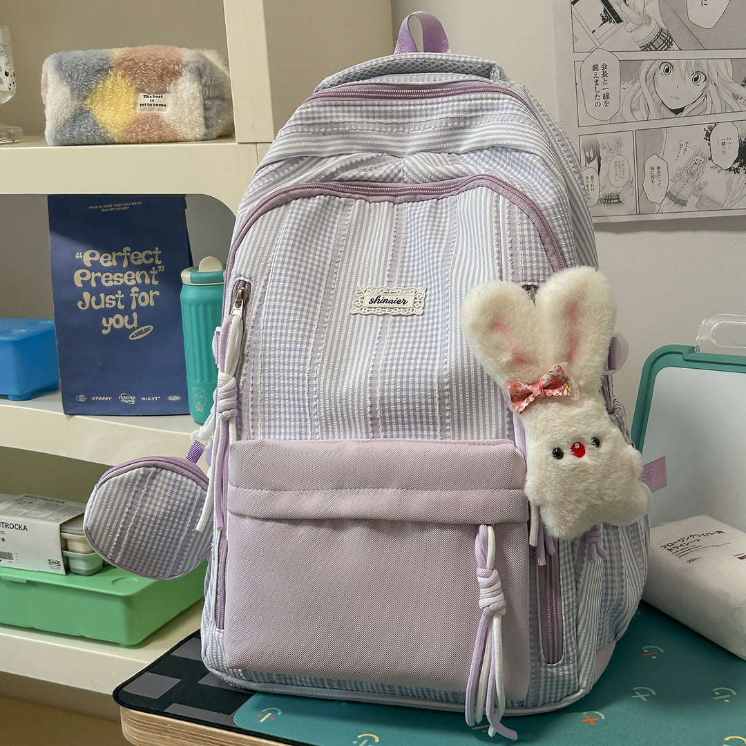 Multi-Functional Striped Backpack Stornfield