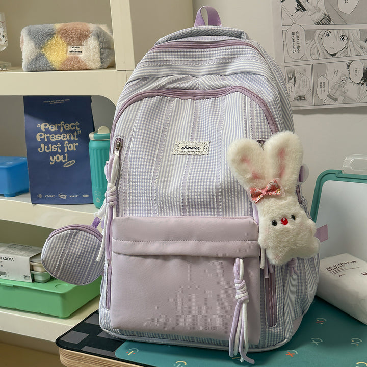 Multi-Functional Striped Backpack Stornfield