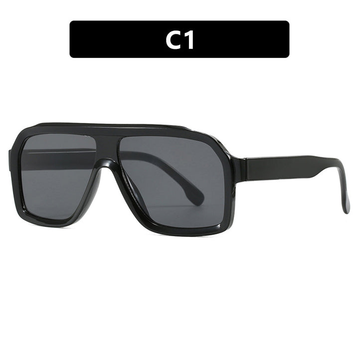 Women's large square sunglasses in a modern design with a sturdy frame Stornfield