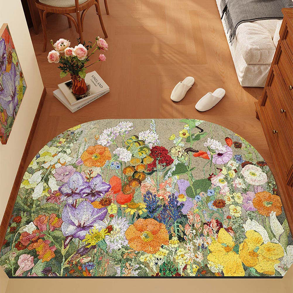 Floral Pattern Area Rug