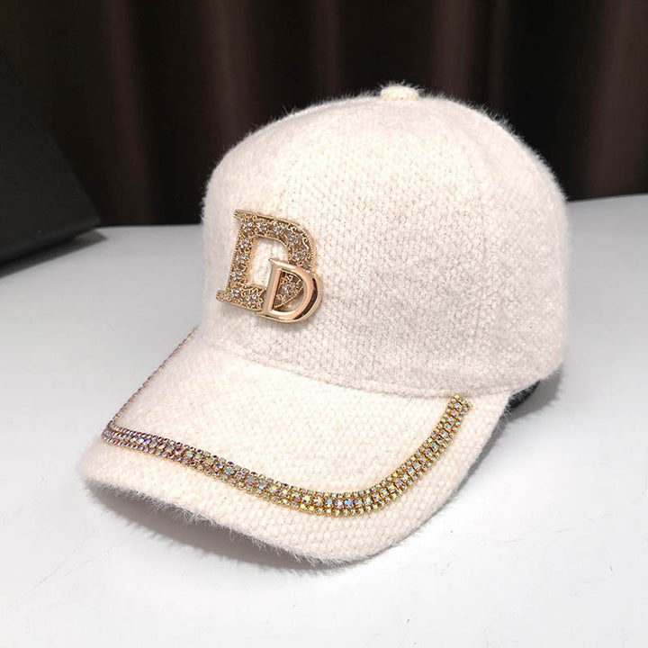 Women's Luxury Embellished Fleece Baseball Cap Stornfield
