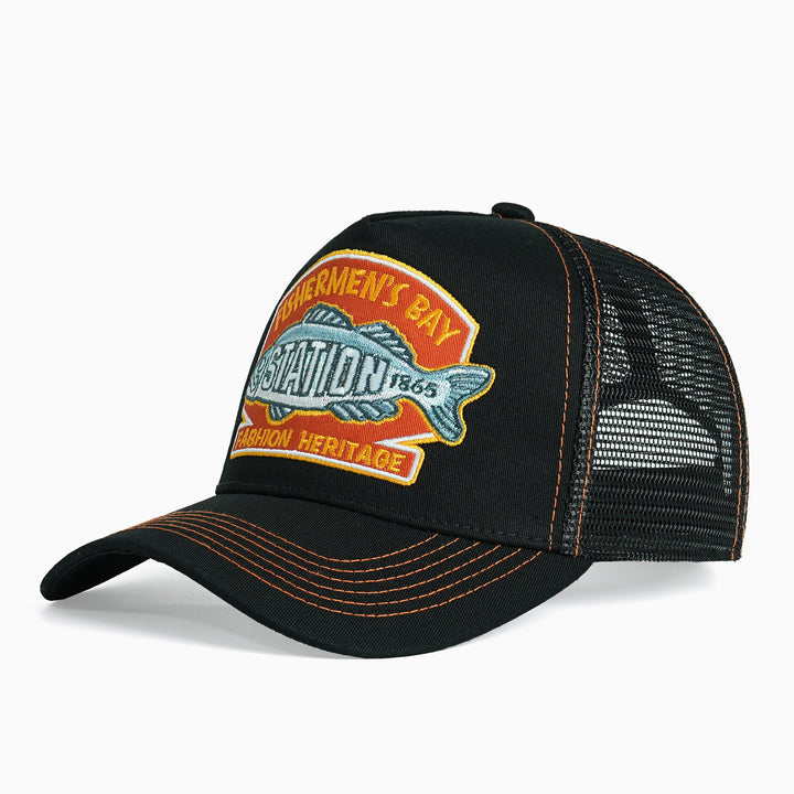Ladies Trucker Cap with outstanding embroidery design Stornfield