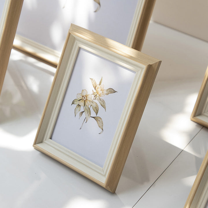 Elegant Wooden Framed Art Display for Home
