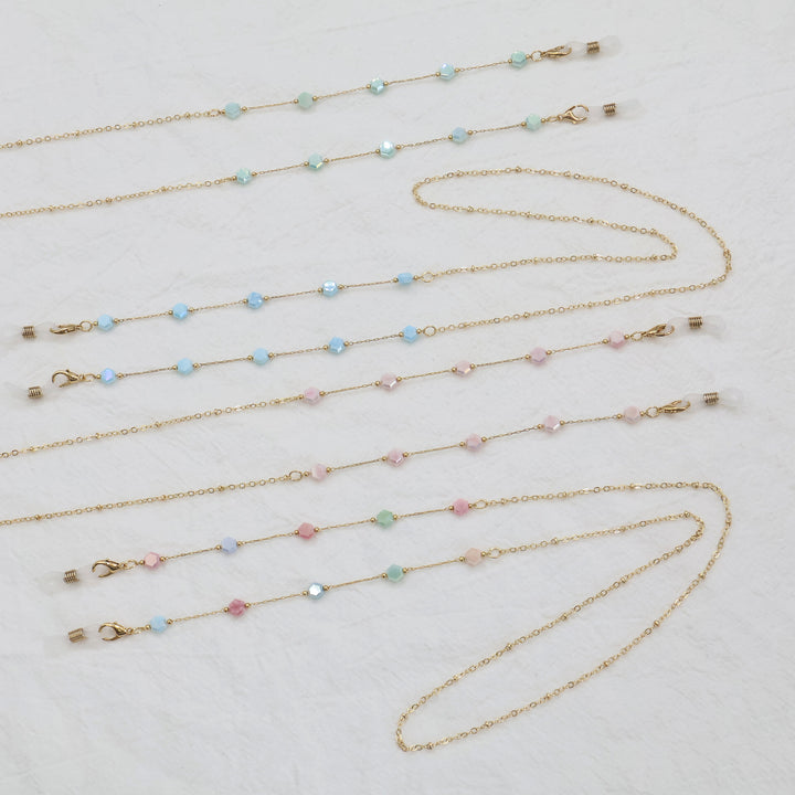 Elegant Gold Chain Necklace with Gemstones Stornfield