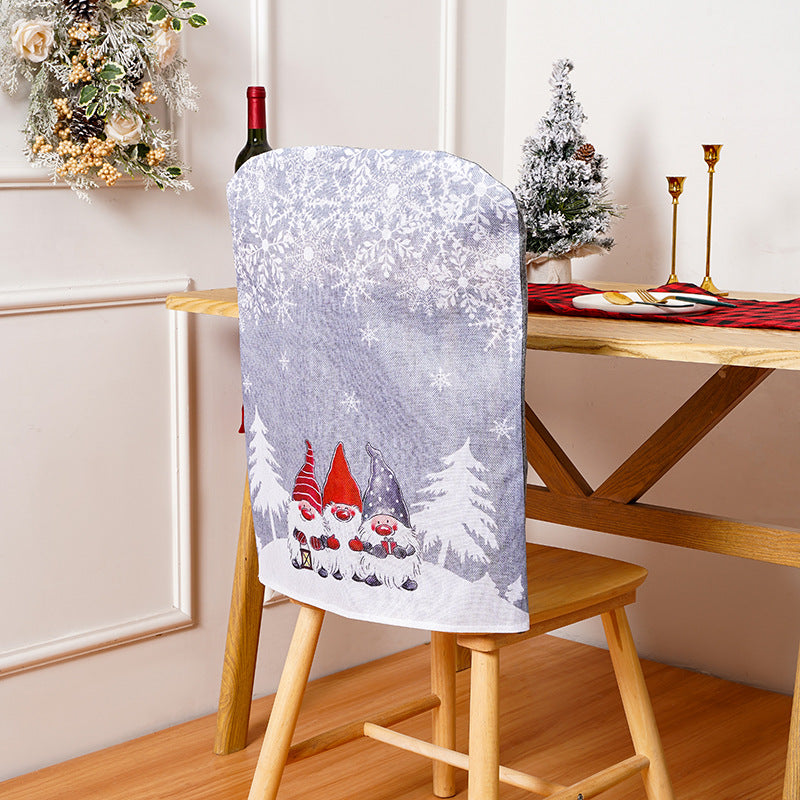 Festive chair covers with Christmas motifs Stornfield