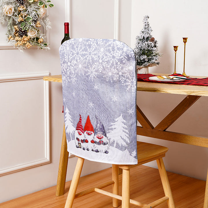 Festive chair covers with Christmas motifs Stornfield