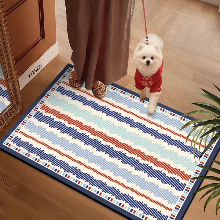 Colorful Patterned Floor Mat Stornfield
