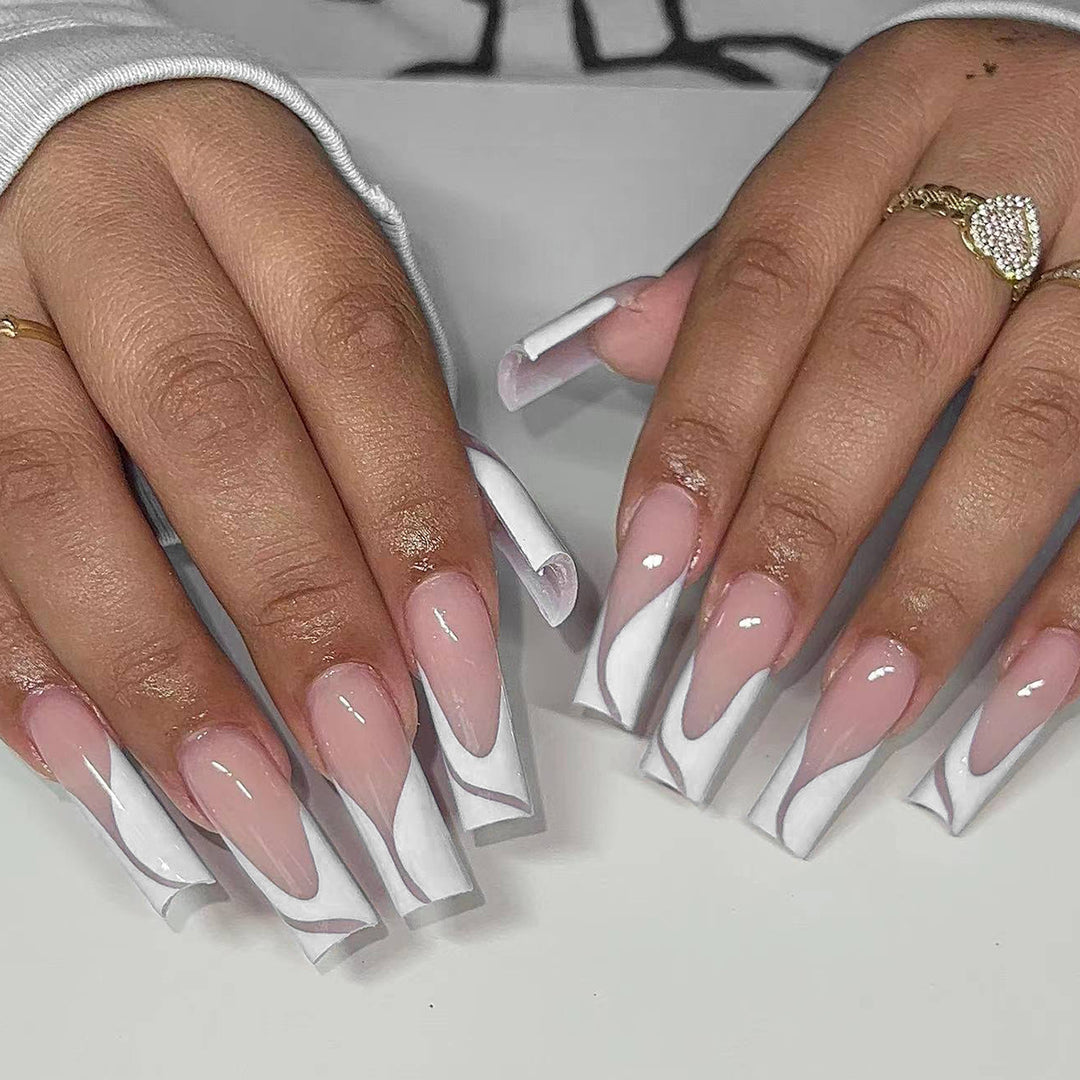 Elegant Stiletto Nail Art Extensions