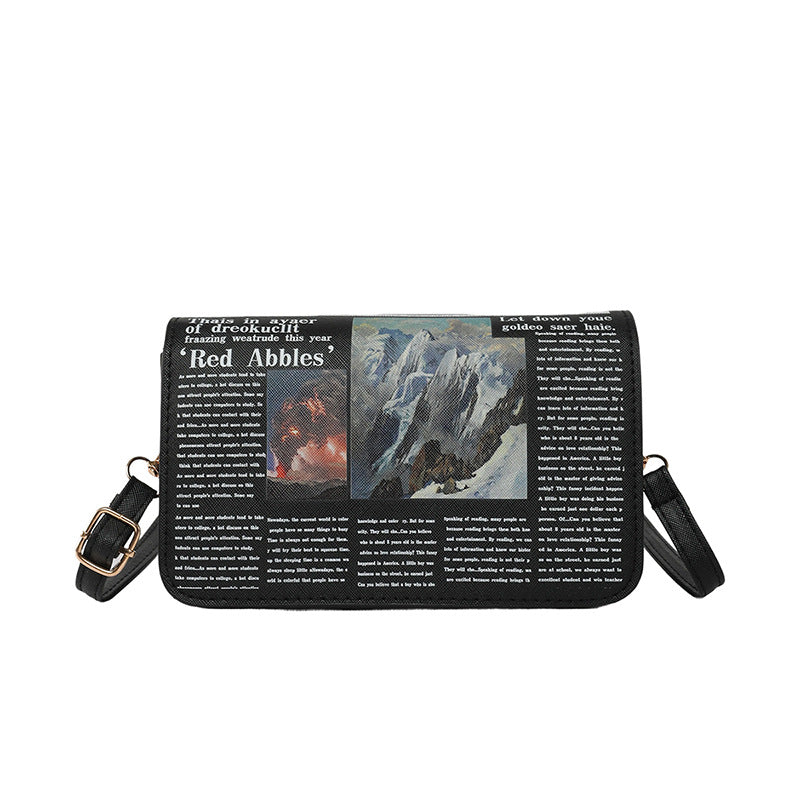 Illustrated Crossbody Bag