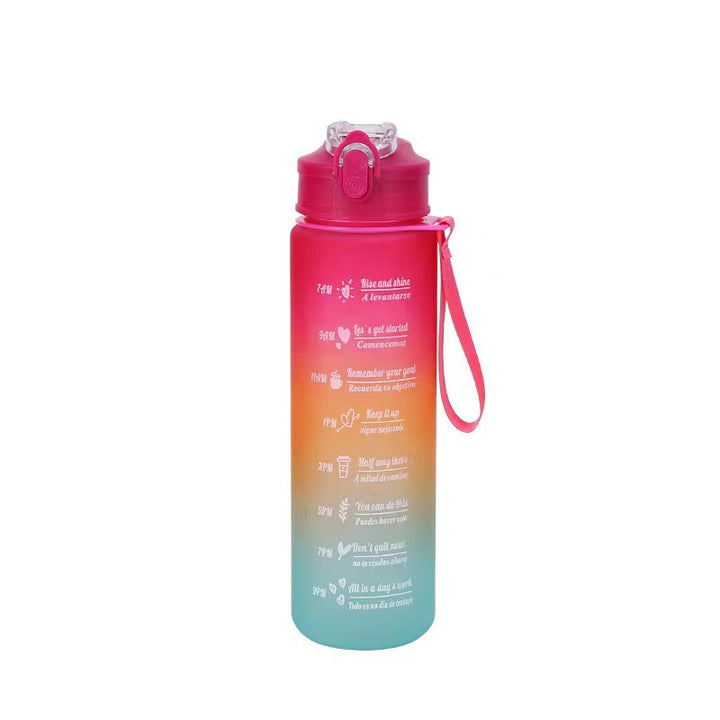 Women's Motivation Water Bottle with Integrated Time Marking Stornfield
