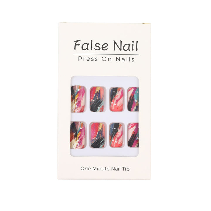 Nail Art Set with Creative Color Patterns Stornfield