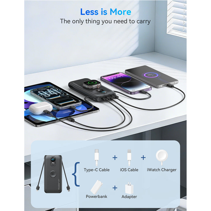 Power bank with wireless charging function and high-performance fast charging Stornfield