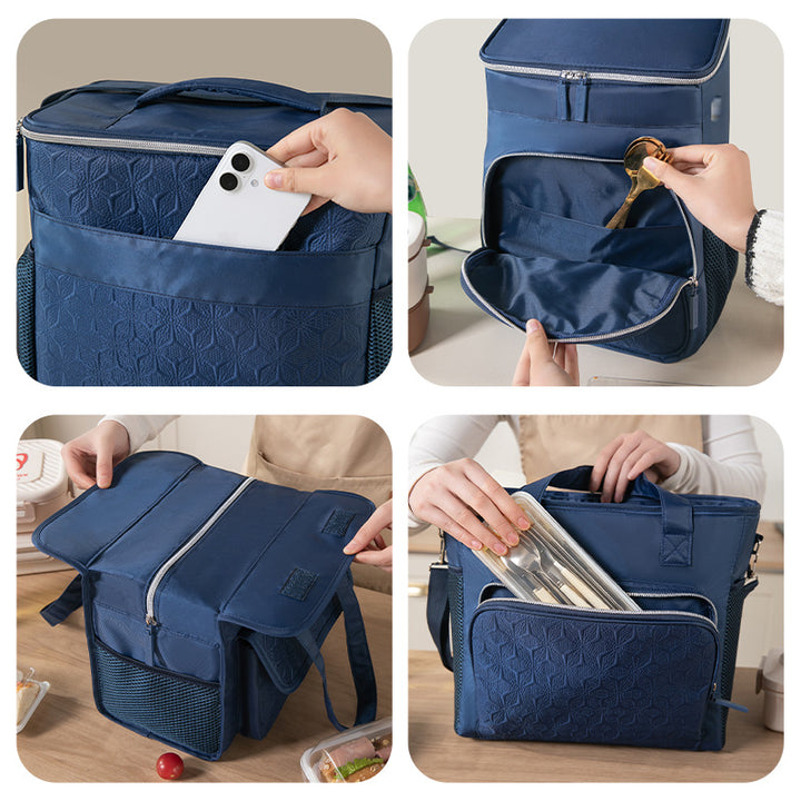Cooling and transport bag with versatile interior layout Stornfield