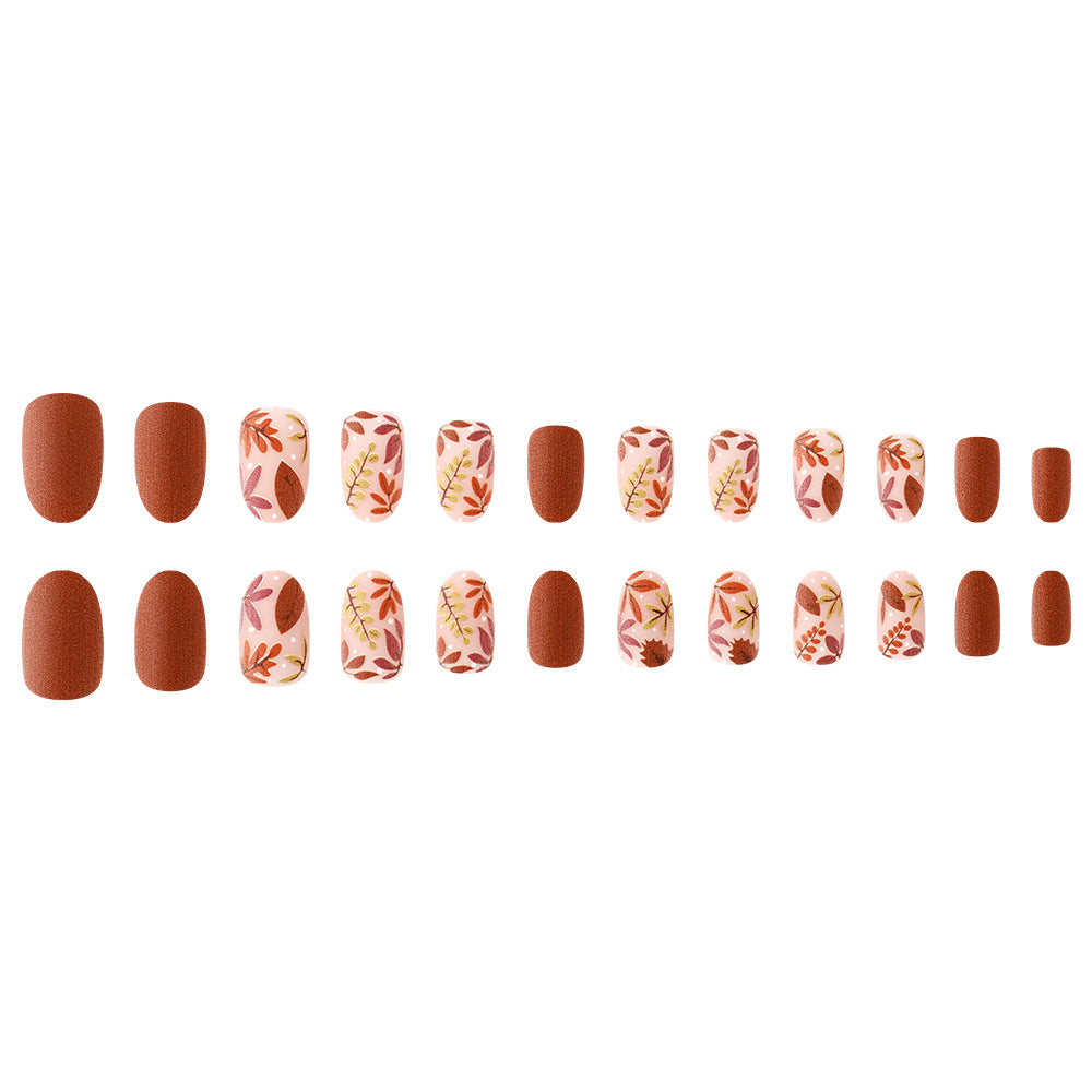 Artistic Autumn-Inspired Nail Art Stornfield