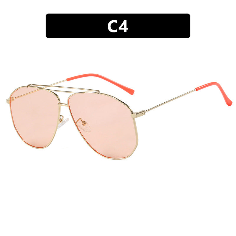 Women's creative pilot sunglasses with striking frame Stornfield