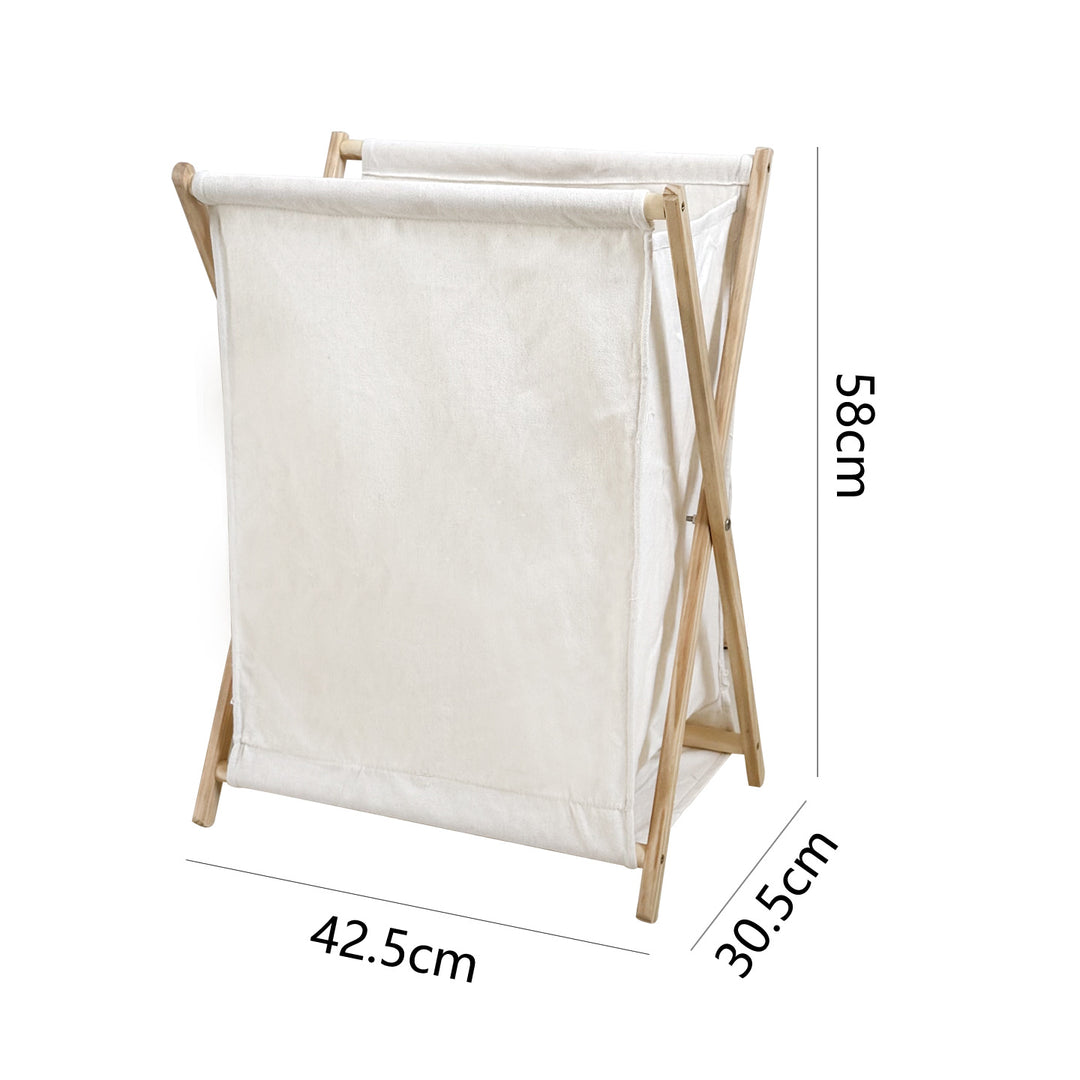 Modern laundry basket with folding frame Stornfield