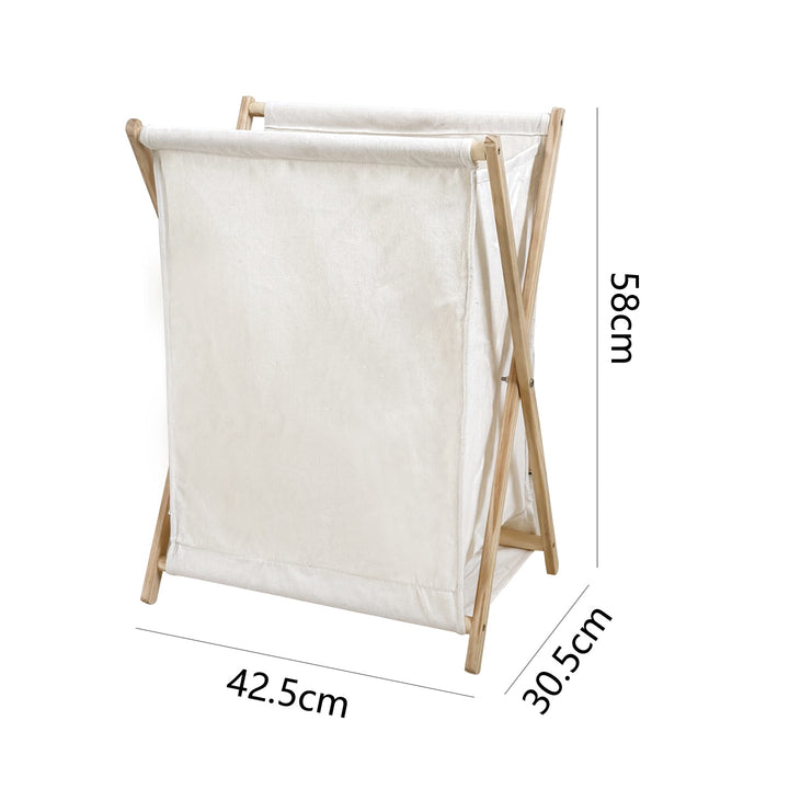 Modern laundry basket with folding frame Stornfield