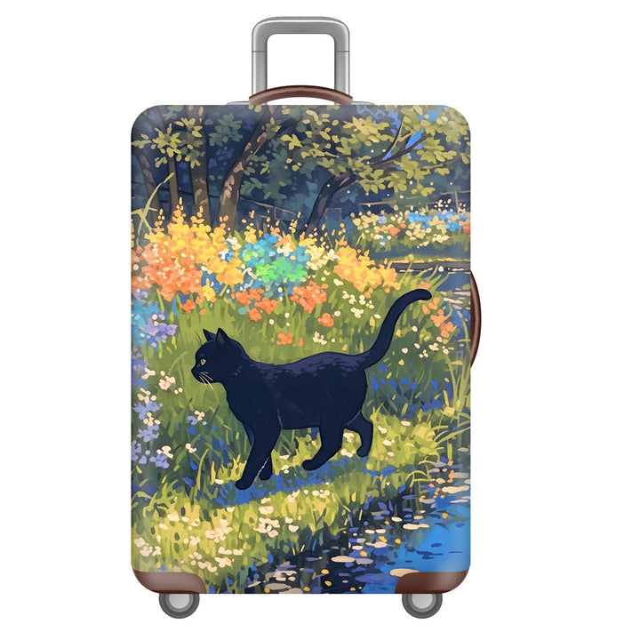 Unisex nan robust hard-shell suitcase with artistic face portrait print and 360° wheels Stornfield