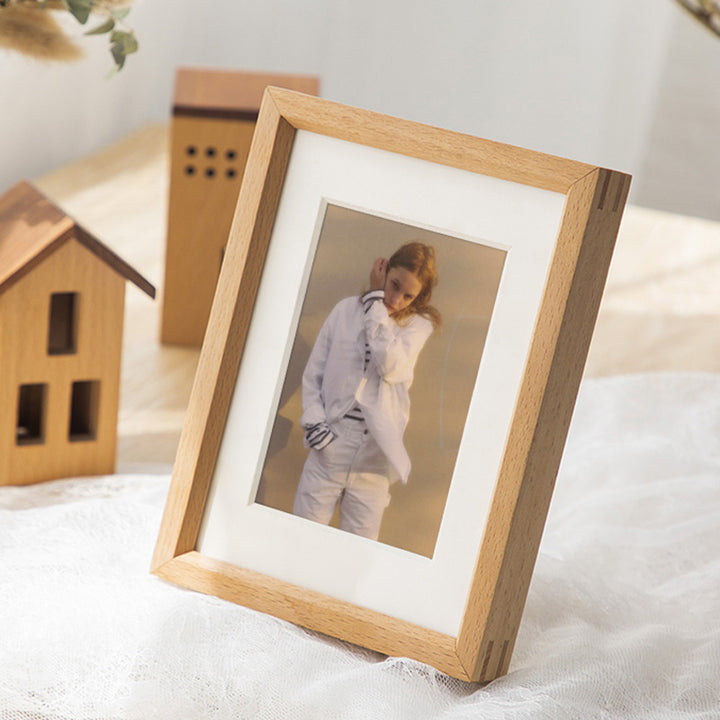 Modern Natural Wood Picture Frame for Home Decor