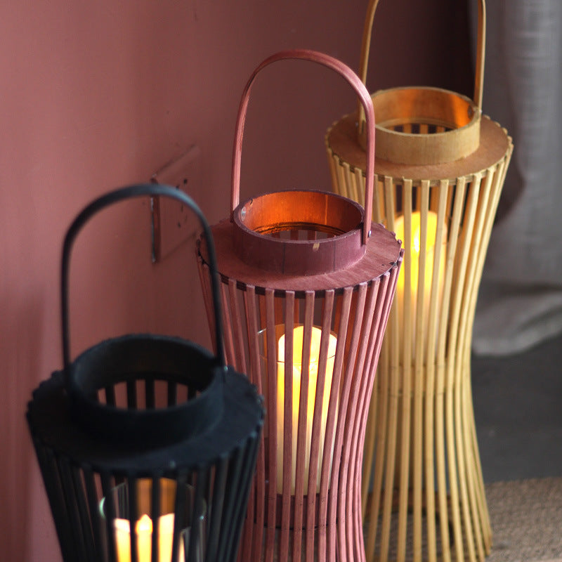 Modern lantern with braided design Stornfield