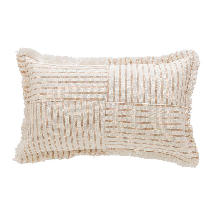 Textured Stripe Decorative Throw Pillow